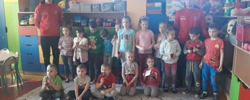 WIZYTA PIŁKARZY RKS RAKÓW CZĘSTOCHOWA