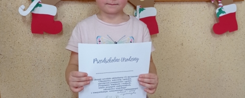 Urodzinki w grupie młodszej 